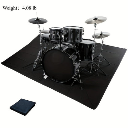 Non-Slip Drum Mat, 47 x 63-Inch Floor Pad for Acoustic and Electronic Kits detail image - detail view 7