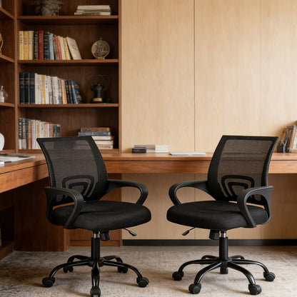 Office Chair shown in the Black, 2P option