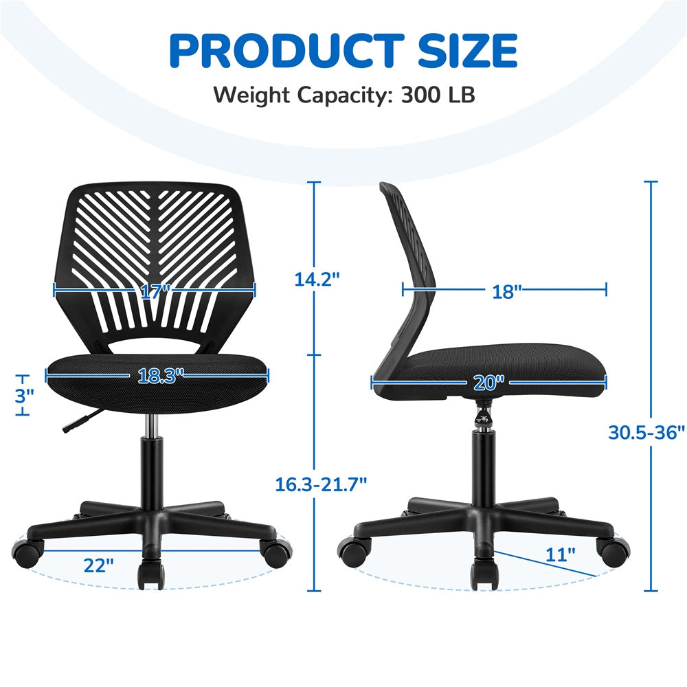 Office Chair with Adjustable Height and Lumbar Support for Home Office detail image - detail view 8