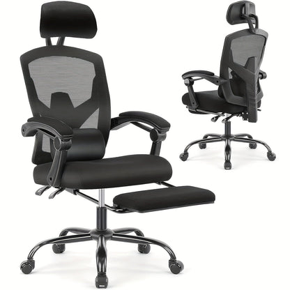 Office Chair shown in the Black option