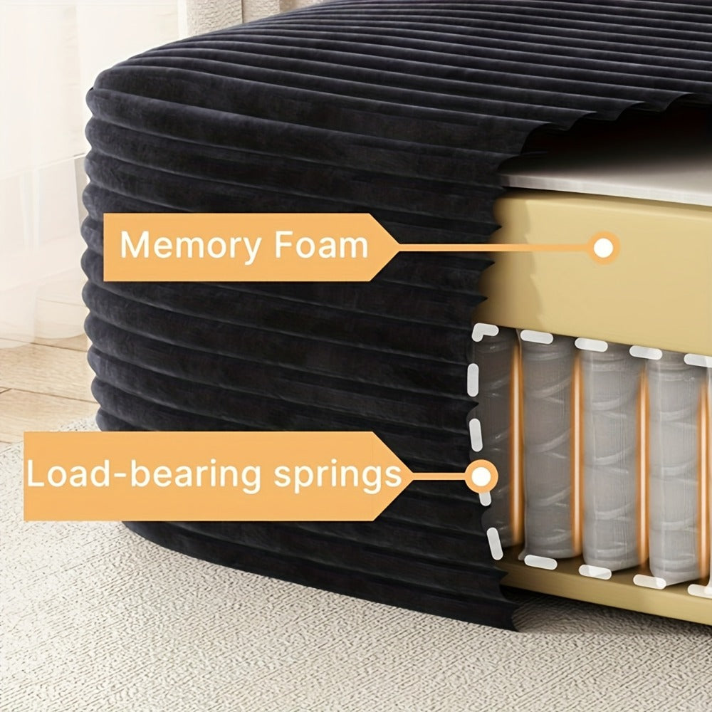 Ottoman, Shoe Changing Stool for Comfortable Everyday Seating in Living Room detail image - detail view 14