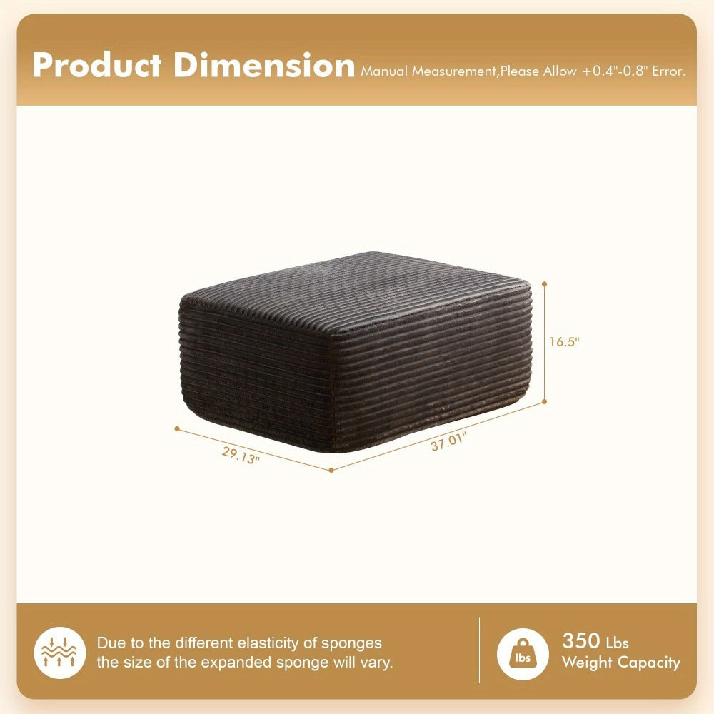 Ottoman, Shoe Changing Stool for Comfortable Everyday Seating in Living Room detail image