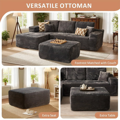 Ottoman, Shoe Changing Stool for Comfortable Everyday Seating in Living Room detail image - detail view 6
