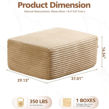 Ottoman, Shoe Changing Stool for Comfortable Everyday Seating in Living Room detail image - detail view 9