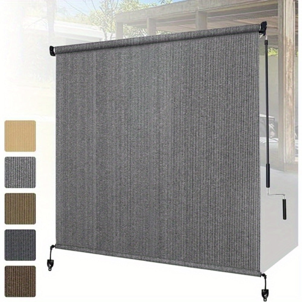 Outdoor Patio Roller Shade with Multiple Color Options for Outdoor Shade and Protection detail image - detail view 3