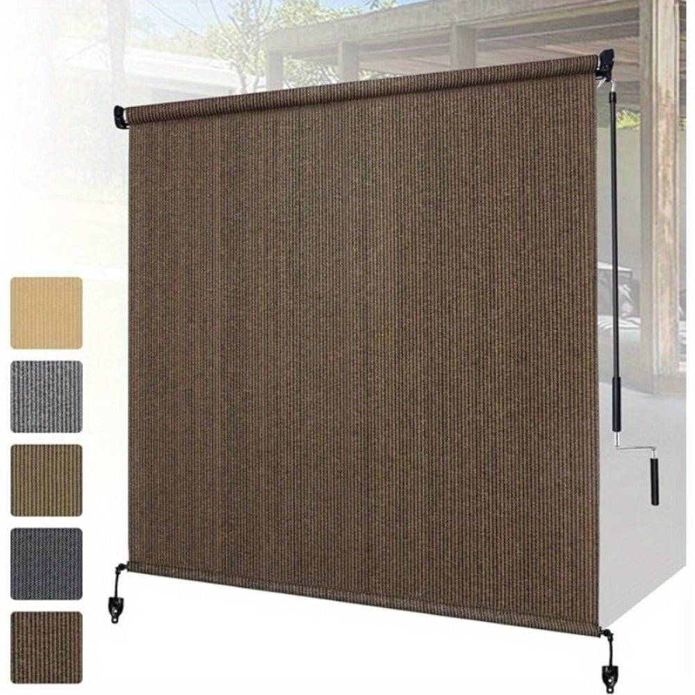 Outdoor Patio Roller Shade with Multiple Color Options for Outdoor Shade and Protection detail image - detail view 5