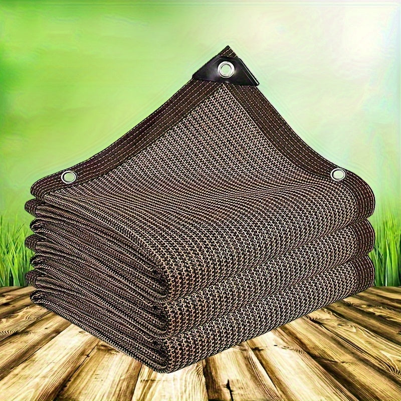 Outdoor Shade Net shown in the Coffee, 78.74 inches * 78.74 inches (2 meters * 2 meters) option