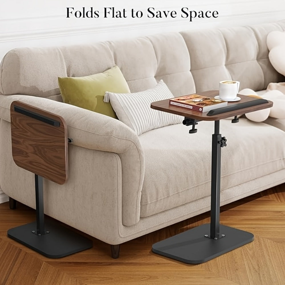 Outdoor Side Table with 360° Swivel for Outdoor Serving and Relaxation in Patio detail image - detail view 7