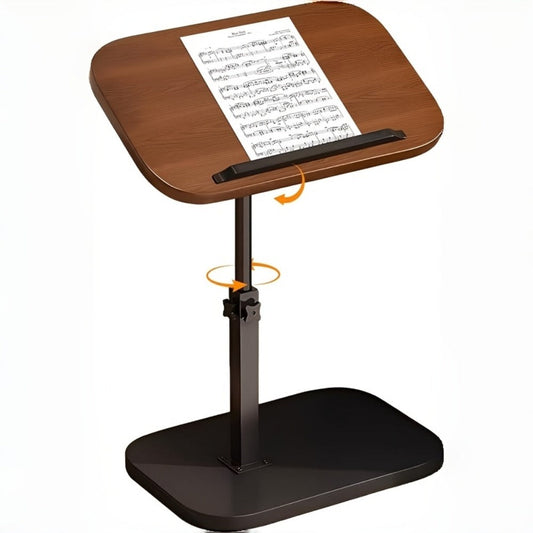 Side Table, C-Shape TV Tray with 360° Rotation & 180° Flip Tabletop shown in the main product view