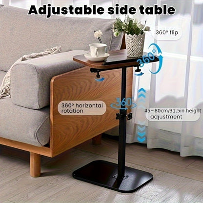 Outdoor Side Table with Adjustable Height for Outdoor Serving and Relaxation in Patio detail image - detail view 10