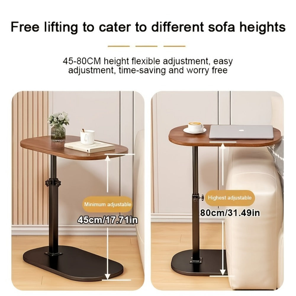 Outdoor Side Table with Adjustable Height for Outdoor Serving and Relaxation in Patio detail image - detail view 13