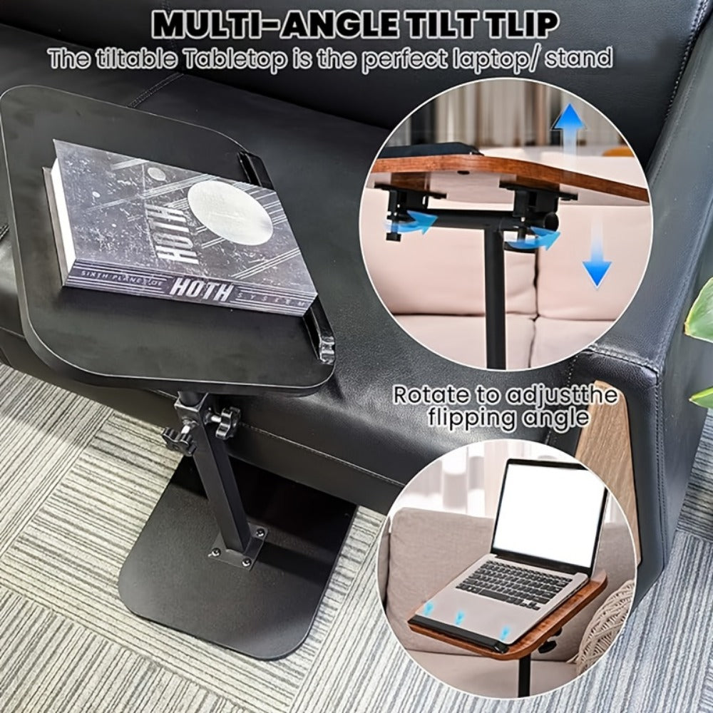 Outdoor Side Table with Adjustable Height for Outdoor Serving and Relaxation in Patio detail image - detail view 7