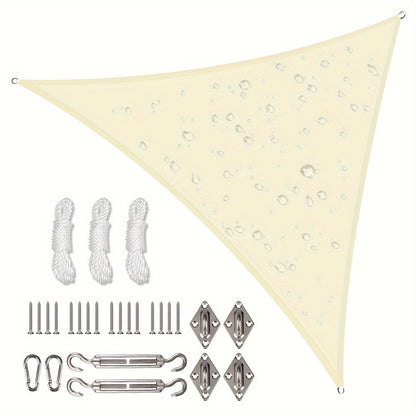 Sun Shade Sail shown in the Beige, 78.74*78.74*78.74inch(Hardware Kit included) option