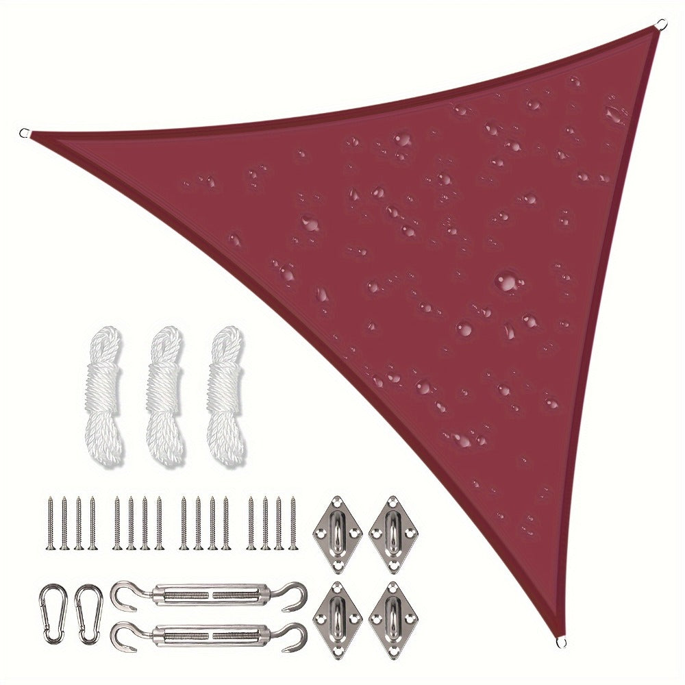 Outdoor Sun Shade Sail with Reinforced Corners and Multiple Color Options detail image - detail view 11