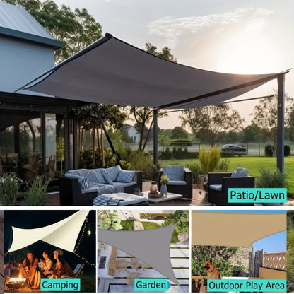 Outdoor Sun Shade Sail with Reinforced Corners and Multiple Color Options detail image - detail view 17