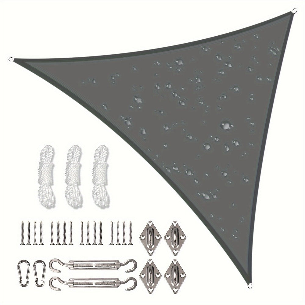 Outdoor Sun Shade Sail with Reinforced Corners and Multiple Color Options detail image - detail view 3