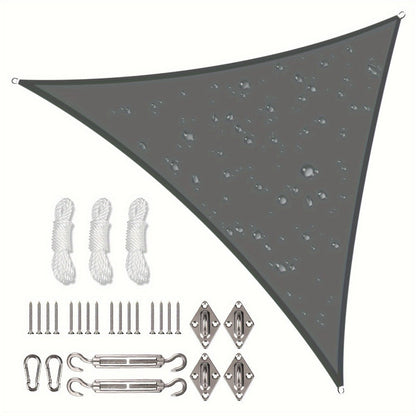 Outdoor Sun Shade Sail with Reinforced Corners and Multiple Color Options detail image - detail view 3
