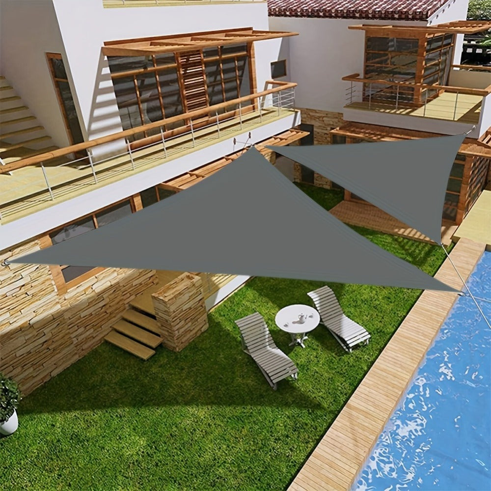 Outdoor Sun Shade Sail with Reinforced Corners and Multiple Color Options detail image - detail view 4