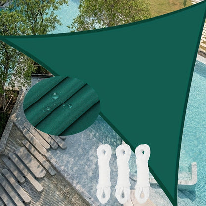 Shade Sail shown in the Green, 78.74x78.74x78.74inch option