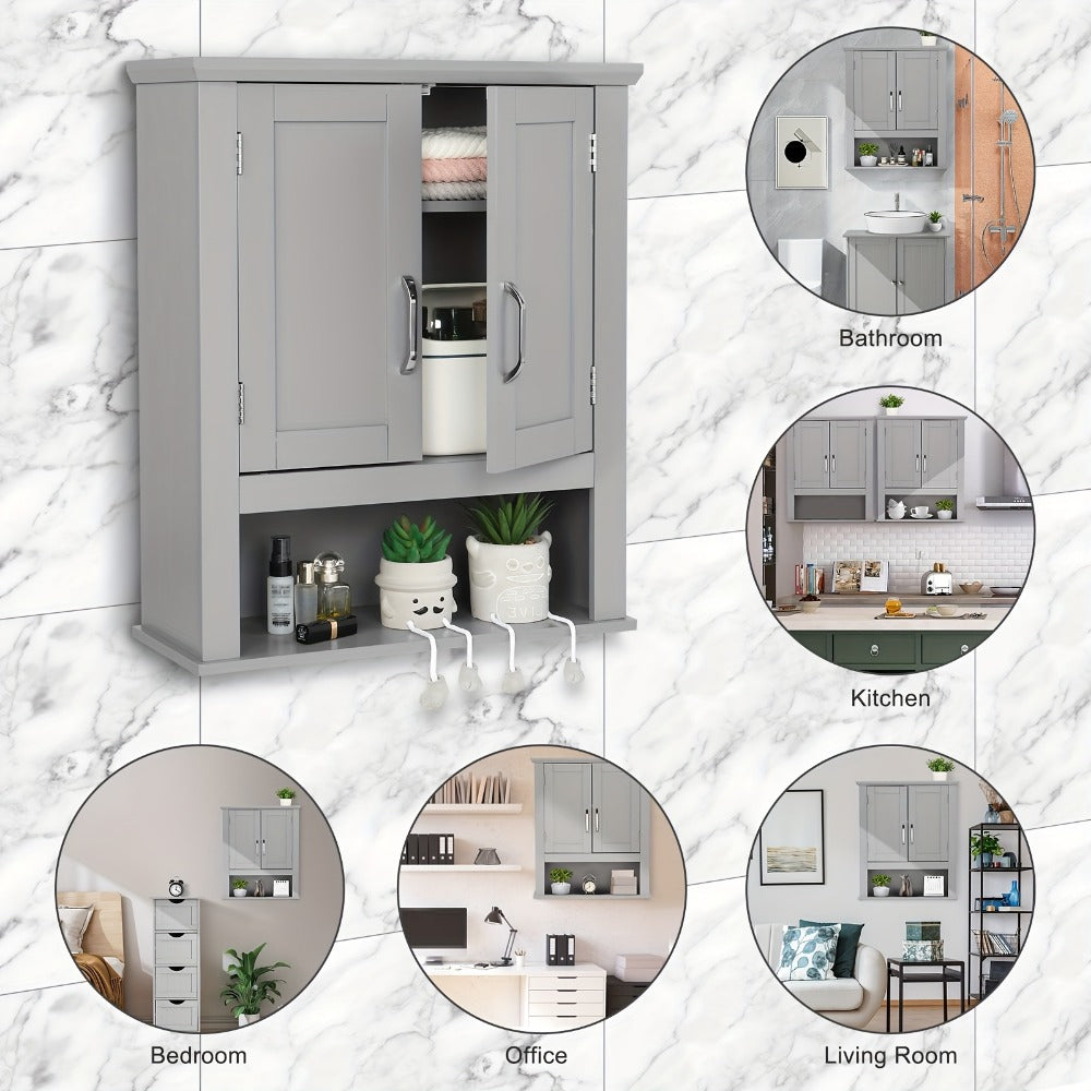 Over-the-Toilet Storage Organizer with Hidden Storage for Organized Everyday Storage detail image - detail view 7