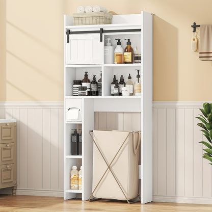 Over The Toilet Cabinet shown in the White option
