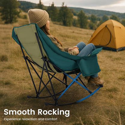 Oversized Camping Chair with High Back for Comfortable Everyday Seating in Patio detail image - detail view 29