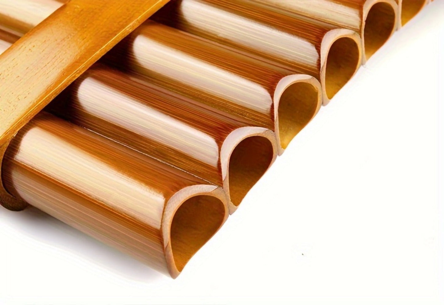 Pan Flute, Brown, Flutes, Key for Lessons and Practice for Home Practice, Rehearsal detail image - detail view 14