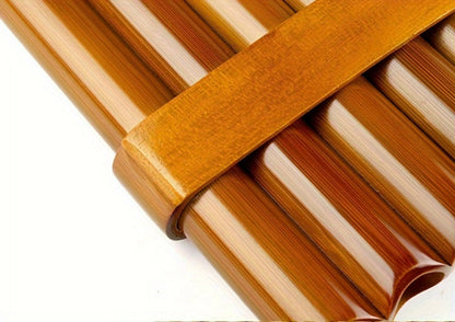 Pan Flute, Brown, Flutes, Key for Lessons and Practice for Home Practice, Rehearsal detail image - detail view 15