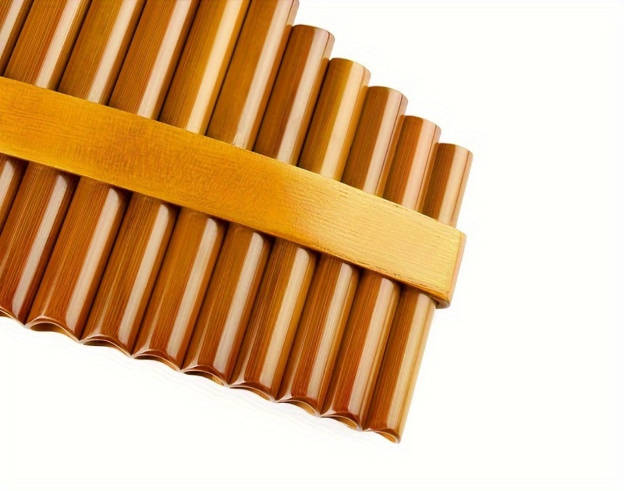 Pan Flute, Brown, Flutes, Key for Lessons and Practice for Home Practice, Rehearsal detail image - detail view 17