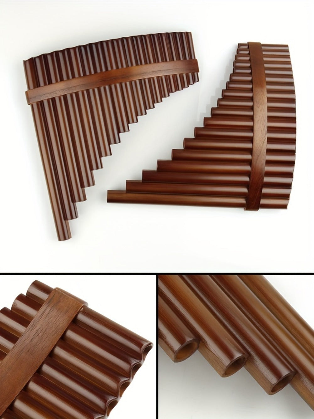 Pan Flute, Pipes, Bamboo, Made for Lessons and Practice for Home Practice, Rehearsal detail image - detail view 12