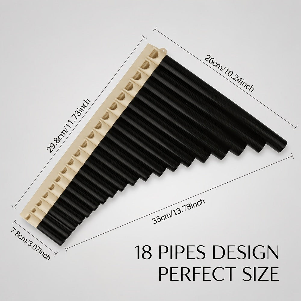 Pan Flute, Portable, Pipes, Key, Easy for Lessons and Practice detail image
