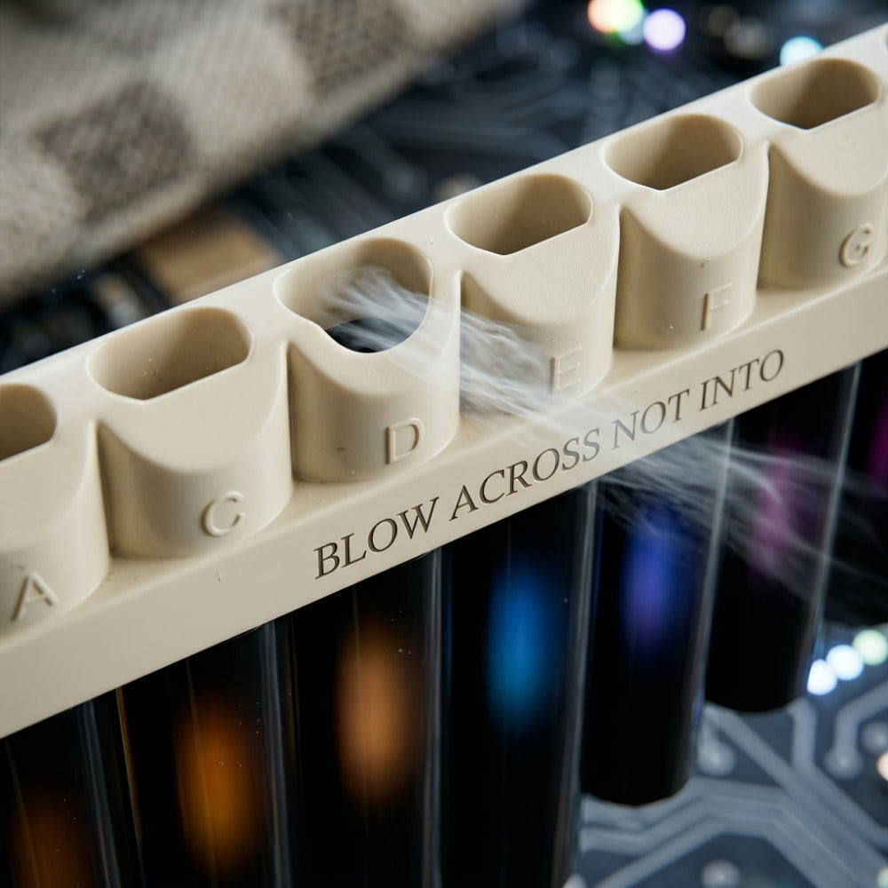 Pan Flute, Portable, Pipes, Key, Easy for Lessons and Practice detail image - detail view 5