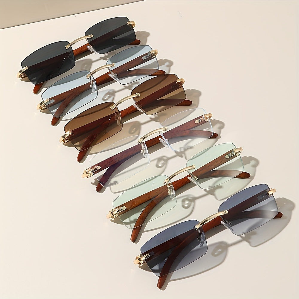 Party Glasses - 6 Pack Retro Vintage Fashion Eyewear for Men & Women, Fun Photo Booth - product detail view 3