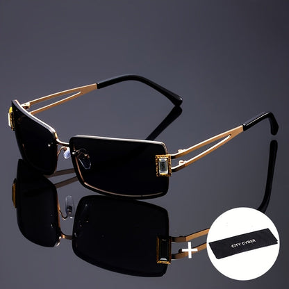 Party Glasses - Oversized Square for Men Women Extra Large Luxury Gradient Ombre Retro - product detail view 29