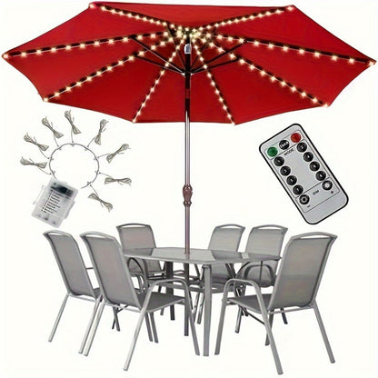 Patio Umbrella Light with Remote Control and Dimmable Lighting detail image - detail view 7