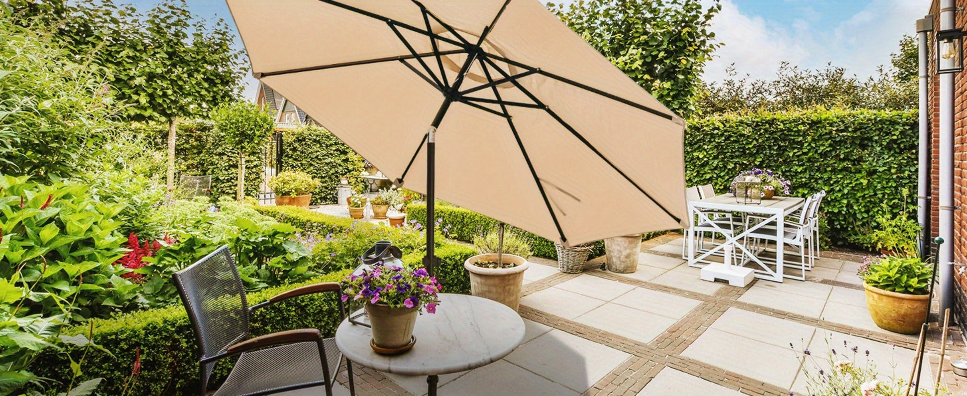 Patio Umbrella, Outdoor Table Umbrella for Outdoor Shade and Protection detail image - detail view 22