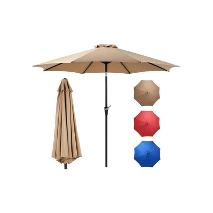 Patio Umbrella shown in the Khaki, 7.5FT option