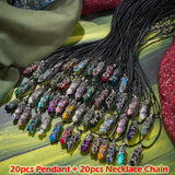 20pcs Pendant+20pcs Chain