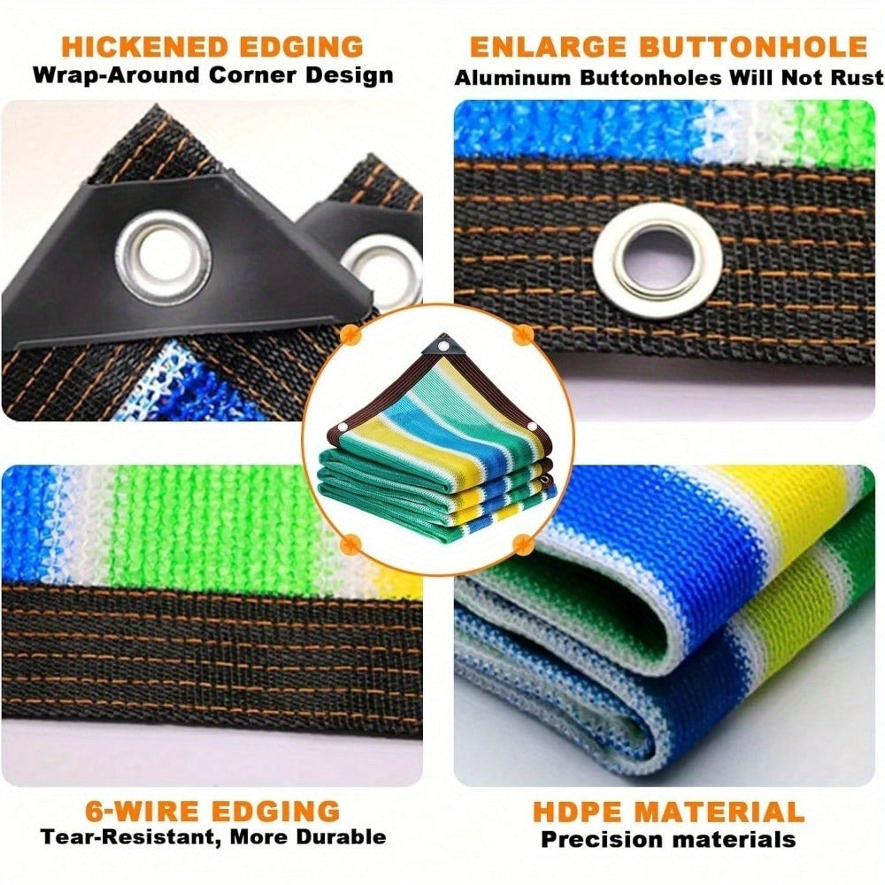Plastic HDPE Sun Shade Net for Outdoor Shade and Protection in Garden detail image - detail view 8