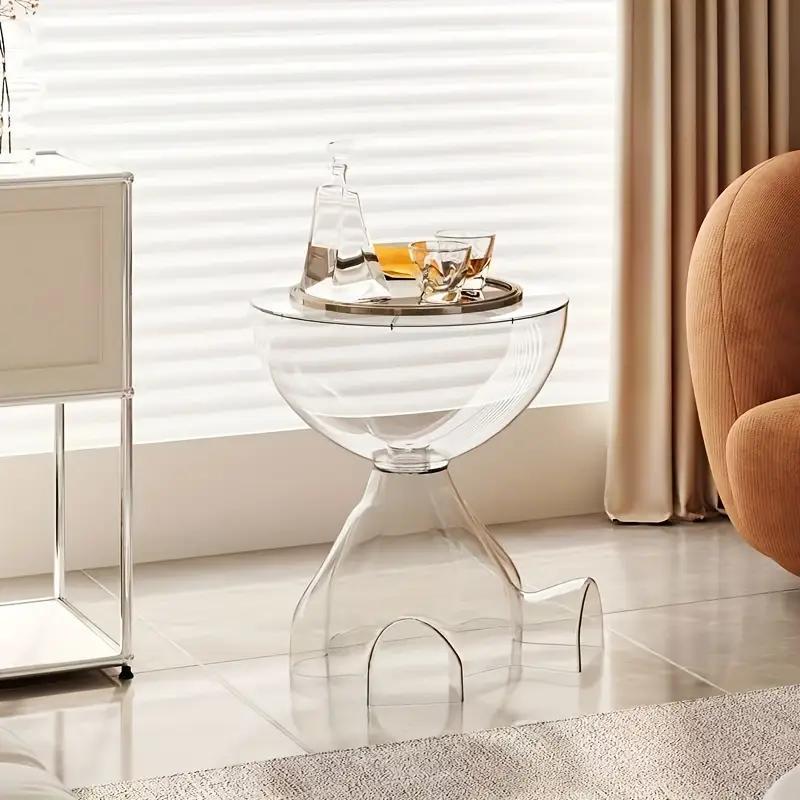 Plastic Nightstand with Cup Holder and Tool-Free Assembly for Bedroom detail image - detail view 16