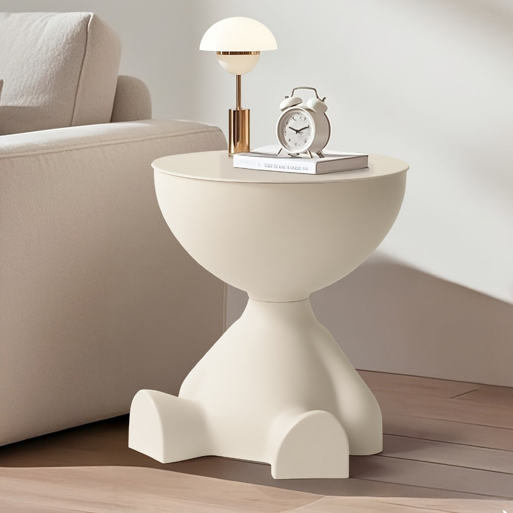 Plastic Nightstand with Stackable Design and Side Table for Bedroom detail image