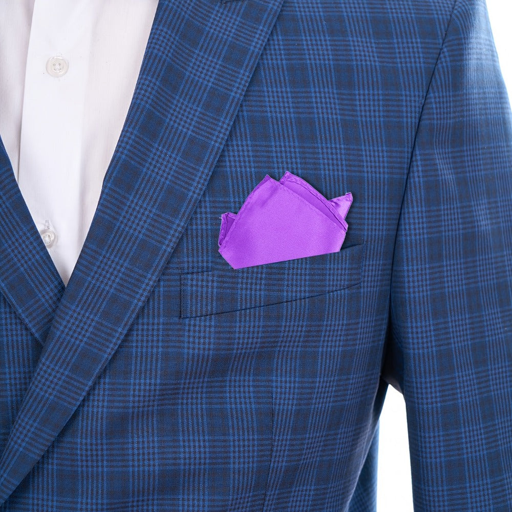 Pocket Squares - Square Set 30 Pack for Men Solid Color Handkerchiefs Soft Quick-Dry Fabric - product detail view 10