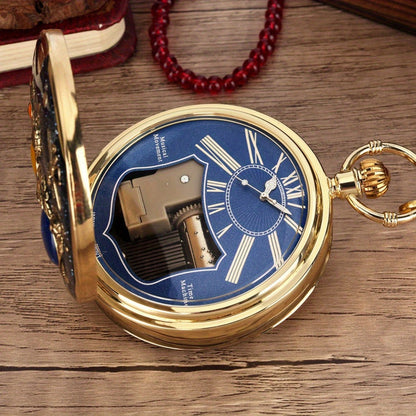 Pocket Watch - Music with Chain Space Series Quartz for Men & Women, Necklace , Unique - product detail view 9
