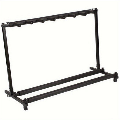 Portable 7-Guitar Folding Rack Stand with Padded Slots and Carry Bag detail image - detail view 4