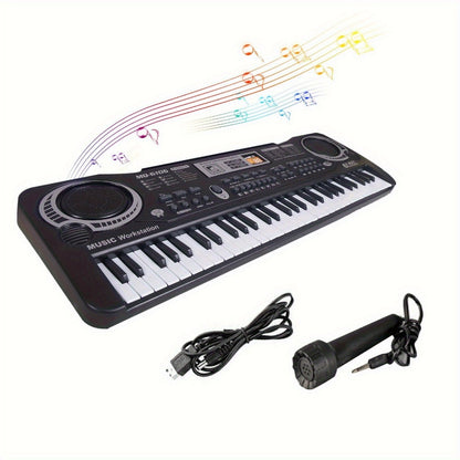Portable Electronic Keyboard, Full Size, USB, Portable, Key, Microphone, Full for Beginner detail image - detail view 9