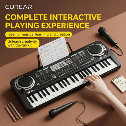 Portable Electronic Keyboard shown in the Electronic Keyboard + Sheet Music + Musical Notes option