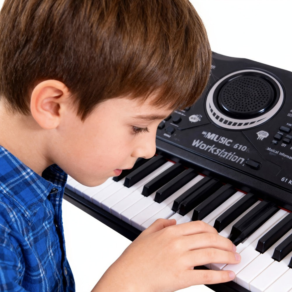 Portable Electronic Keyboard, I4250US, USB, Portable, 61-Key, Piano, Mic for Beginner detail image - detail view 15