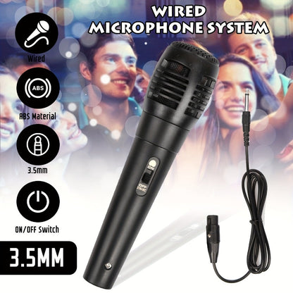 Portable Karaoke System, 3.5mm, Handheld, Wired, Microphone for Parties and Karaoke detail image - detail view 4