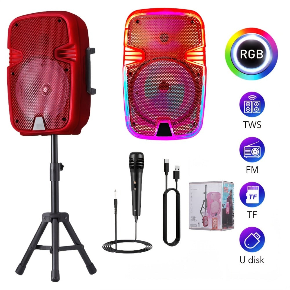 Portable Karaoke System, RGB, Remote Control, Rechargeable for Parties and Karaoke detail image - detail view 7