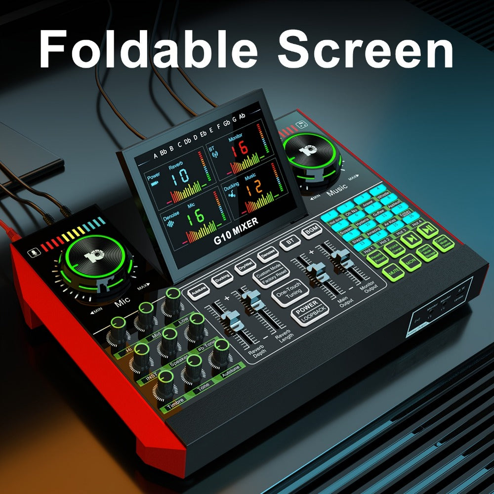 Portable Karaoke System, USB, Wireless, G10, Professional, Podcast for Parties and Karaoke detail image - detail view 4